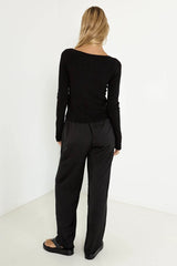 SNDYS Etta Top Black