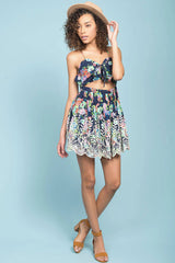 Splash Beach Dress Navy