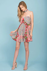 Delia Festival Dress Red