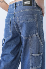 DR DENIM Faye Worker Pebble Mid Stone