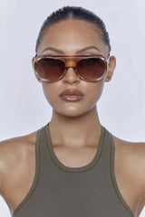 Peta And Jain Freja Sunglasses Crystal Tan