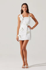 Cerelia 3D Floral Mini Dress