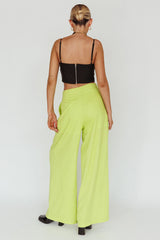 Sloan Side Pocket Trouser Pants Lime