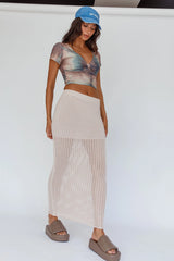 Chase Your Bliss Twist Crop Top Earth
