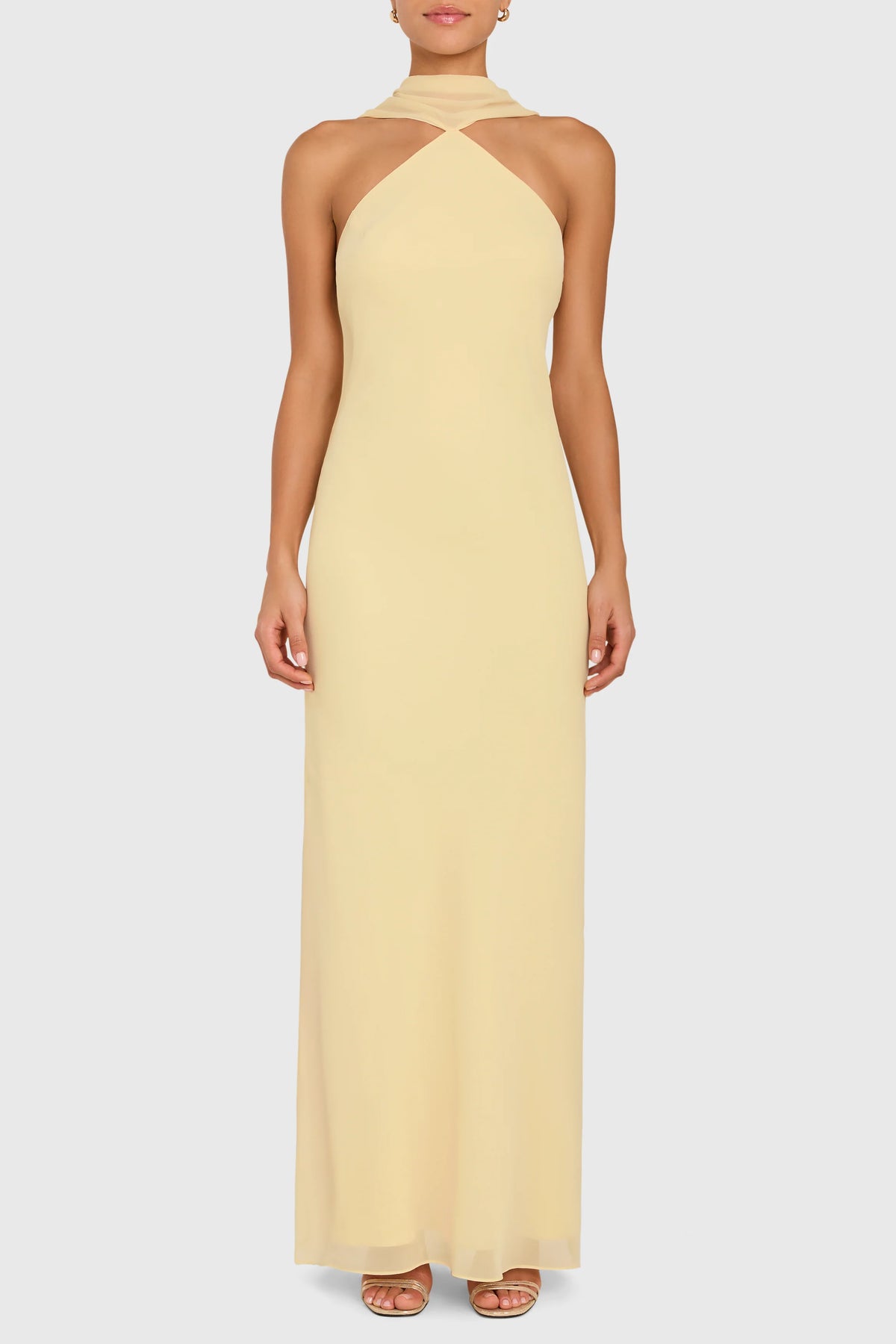 Cornsil Yellow Maxi Dress