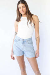 DR DENIM Nora Shorts Empress Light Blue