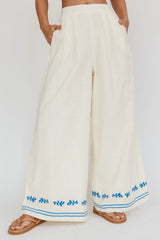 Sought After Wide-Leg Pocket Pants Oat